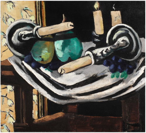 Still Life with Fallen Candles, 1929, Max Beckmann