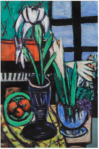 Still Life with Lilies, 1949, Max Beckmann