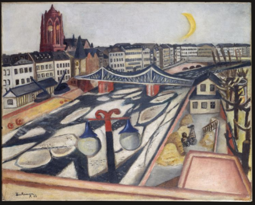 Ice on the River, 1923, Max Beckmann