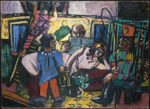 The Circus Carriage, 1940, Max Beckmann