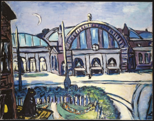 Frankfurt Main Station, 1943, Max Beckmann