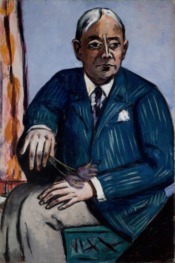 Portrait of Ludwig Berger, 1945, Max Beckmann