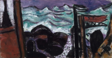 Small Stormy Sea, 1944, Max Beckmann