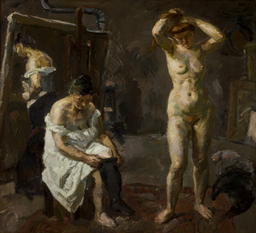 Three Women in the Studio, 1908, Max Beckmann