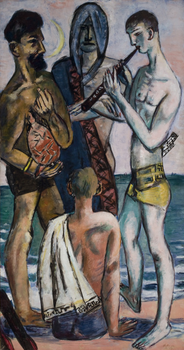 Young Men by the Sea, 1943, Max Beckmann