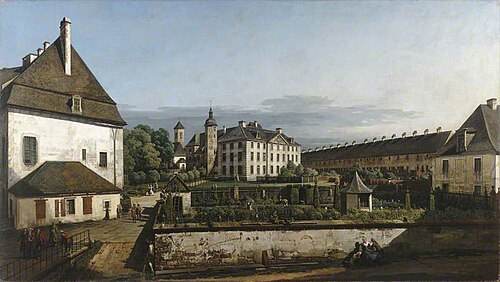 The Fortress of Konigstein: Courtyard with the Brunnenhaus, 1757, Bernardo Bellotto