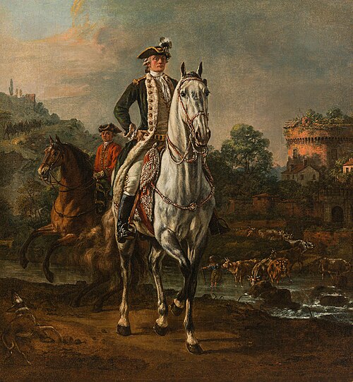 Equestrian Portrait of the King of Poland's Page Gintowt, 1773, Bernardo Bellotto