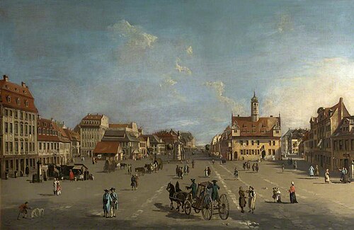 The Neustädter Markt in Dresden, , Bernardo Bellotto