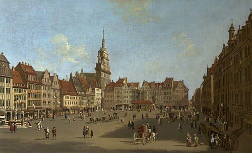 The Altmark, Dresden, from Schlossstrasse, , Bernardo Bellotto