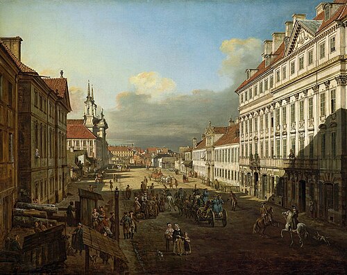 Rue Długa à Varsovie., 1778, Bernardo Bellotto