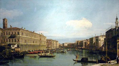 Vue du Grand Canal, 1735, Bernardo Bellotto