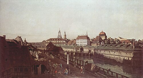 The Old Fortifications in Dresden, 1750, Bernardo Bellotto