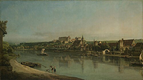 Pirna from Kopitz, 1753, Bernardo Bellotto