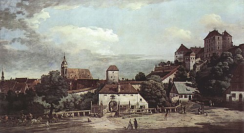 Pirna from the South, 1755, Bernardo Bellotto