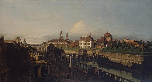 Old Fortifications of Dresden, 1749, Bernardo Bellotto