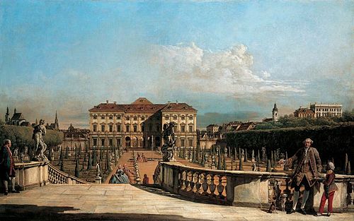 The Garden, 1759, Bernardo Bellotto