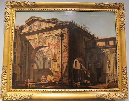 Porticus Octaviae, 1769, Bernardo Bellotto