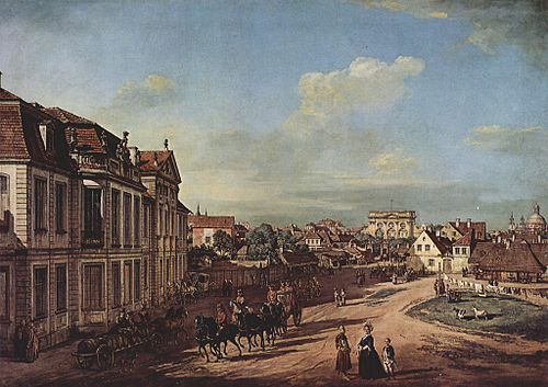 Vue de Pirna avec la forteresse de Sonnenstein, 1779, Bernardo Bellotto