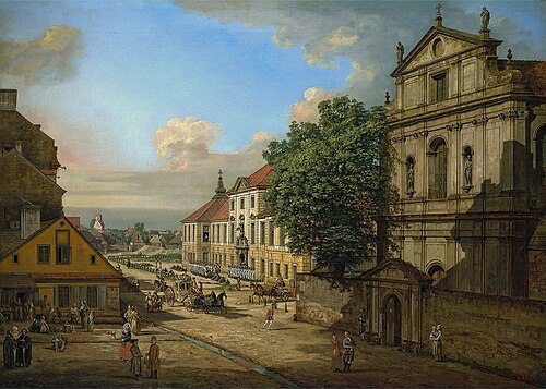 L'Eglise Bridgettine et L'Arsenal à Warsovie, 1780, Bernardo Bellotto