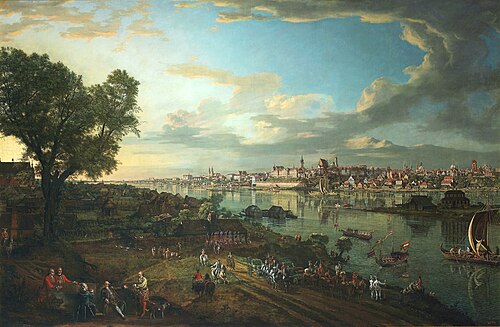 Vue de Varsovie prise du côté de Praga., 1770, Bernardo Bellotto
