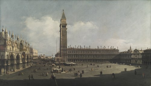 Piazza San Marco, Venice, 1740, Bernardo Bellotto