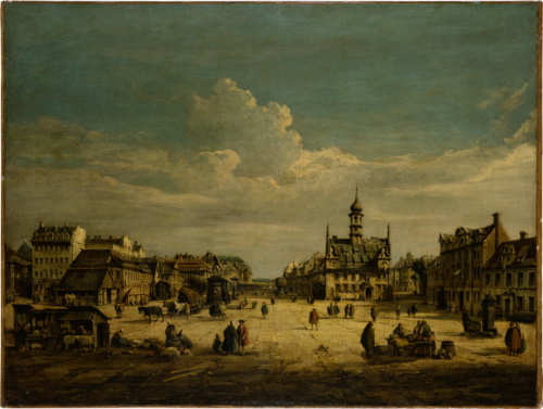 Dresden Neustadt with a View Towards the North, 1750, Bernardo Bellotto