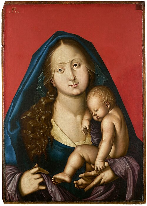 La Vierge à l'Enfant endormi, 1540, Hans Baldung