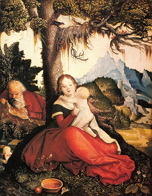 Le Repos pendant la fuite en Égypte, 1513, Hans Baldung