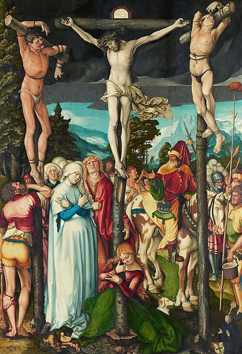 The crucifixion, 1512, Hans Baldung Grien