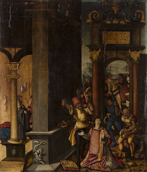 La Lapidation de saint Étienne, 1522, Hans Baldung