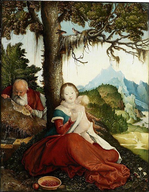 Rest on the Flight to Egypt, 1515, Hans Baldung