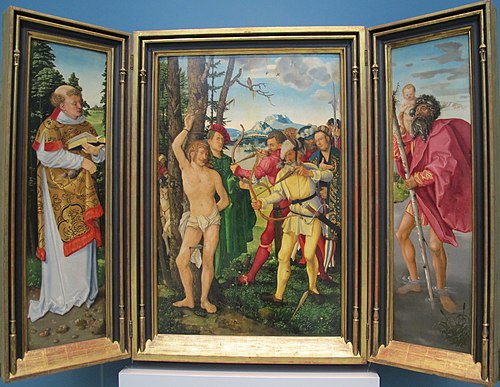 St. Sebastian Altarpiece, 1507, Hans Baldung