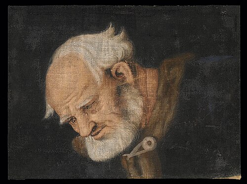 Tête de vieillard (Nicodème ?), 1530, Hans Baldung