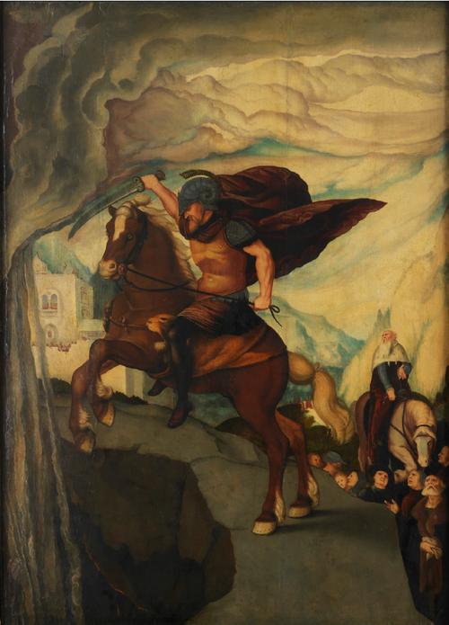 Self-Sacrifice of Marcus Curtius, 1530, Hans Baldung