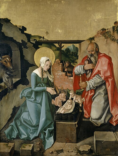 The Nativity (Basel), 1510, Hans Baldung Grien