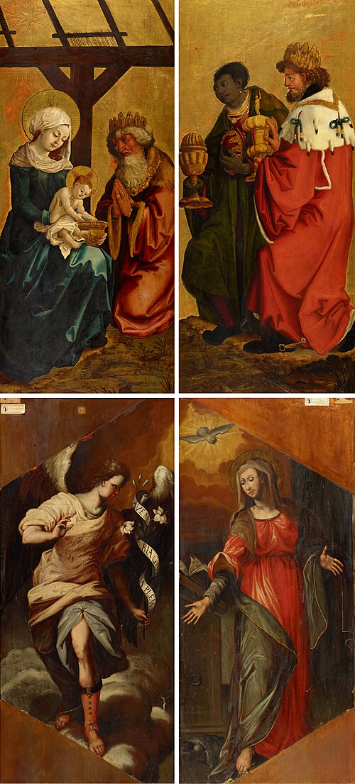 Die Anbetung der Könige; Verkündigung, , Hans Baldung Grien