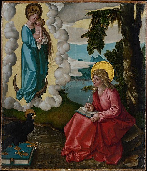 Saint John on Patmos, 1511, Hans Baldung Grien