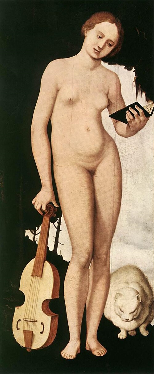 Femme avec chat, 1529, Hans Baldung