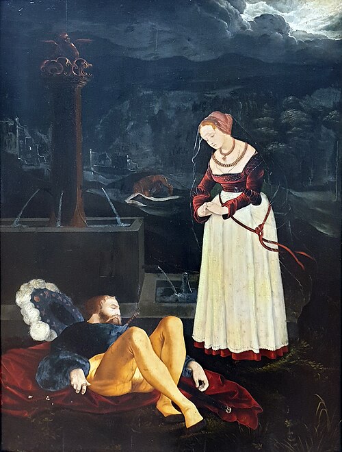 Pyramus and Thisbe, 1530, Hans Baldung Grien