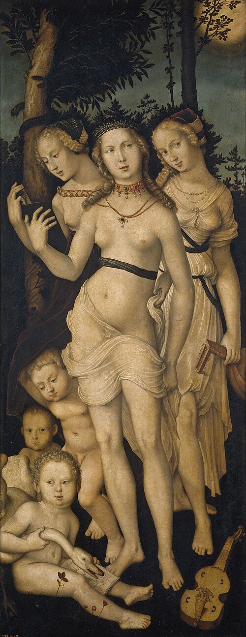 Les Trois Grâces, 1539, Hans Baldung