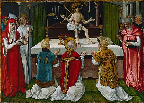 The Mass of Saint Gregory, 1511, Hans Baldung Grien