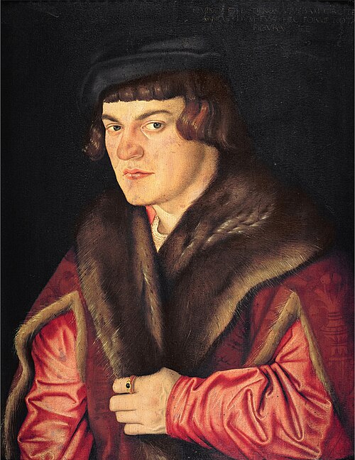Portrait of a man, 1526, Hans Baldung Grien