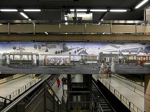 Nos vieux trams bruxellois, 1978, Paul Delvaux