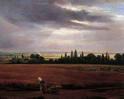 Landscape near Dresden, 1824, Johan Christian Dahl