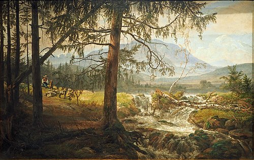 Nordic Landscape, 1822, Johan Christian Dahl
