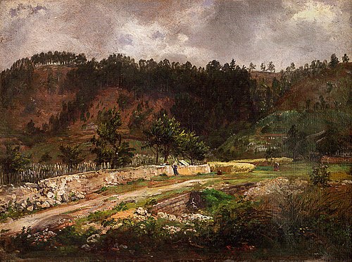 Road near Pillnitz, 1832, Johan Christian Dahl