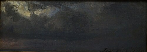 Cloud Study, 1843, Johan Christian Dahl