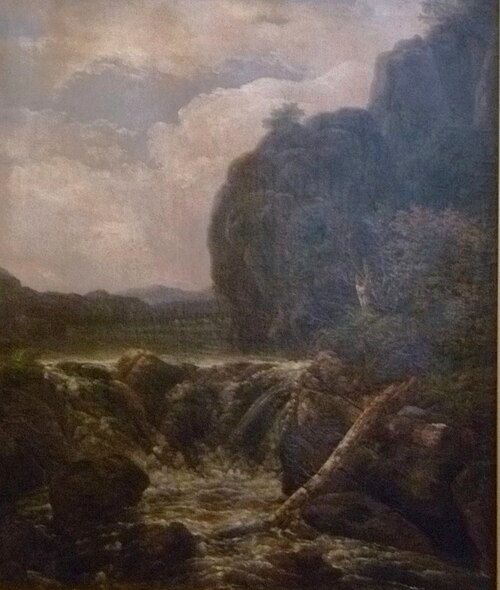 Landscape with a Waterfall, 1819, Johan Christian Dahl