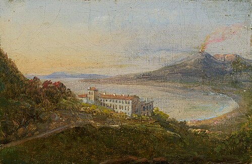 View over Quisisana and the Bay of Napels, 1820, Johan Christian Dahl