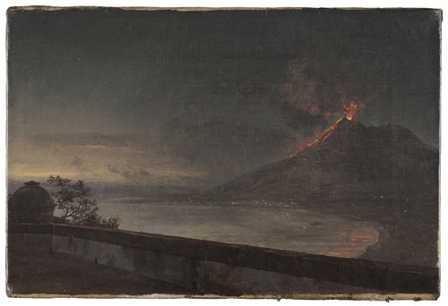 View of Vesuvius from Villa Quisisana, 1820, Johan Christian Dahl